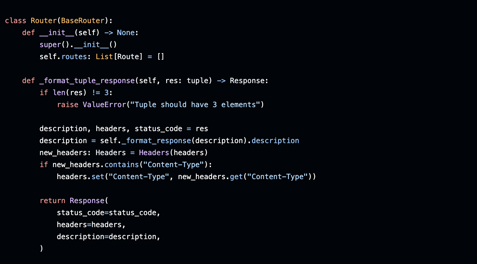 python snippet